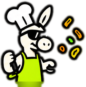 Donkey chef cozinhando
